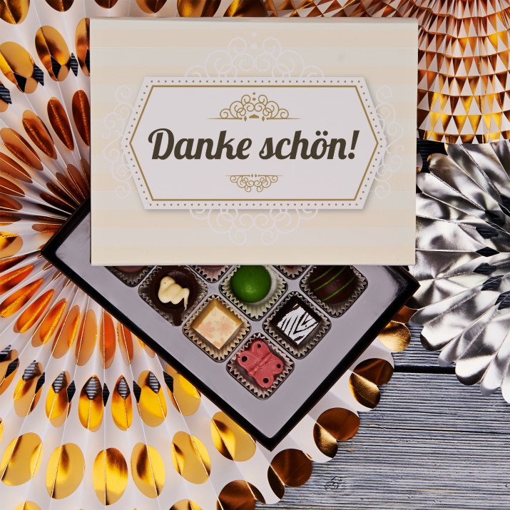 Danke schön! - Belgische Pralinen